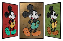 Deluxe Mickey by Patrick Rubinstein - Kinetic sized 29x18 inches. Available from Whitewall Galleries